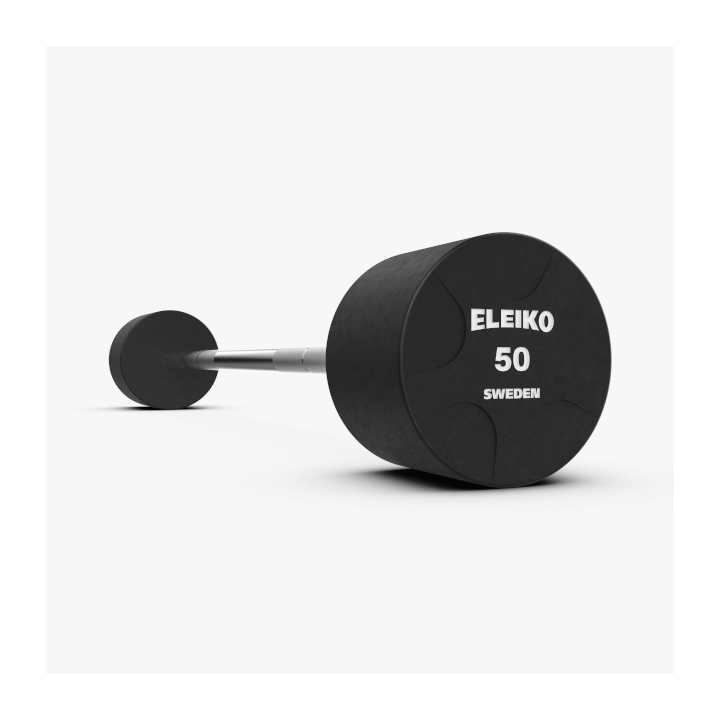 Eleiko uretaninės fiksuotos, tiesios štangos - 10 kg - 50 kg