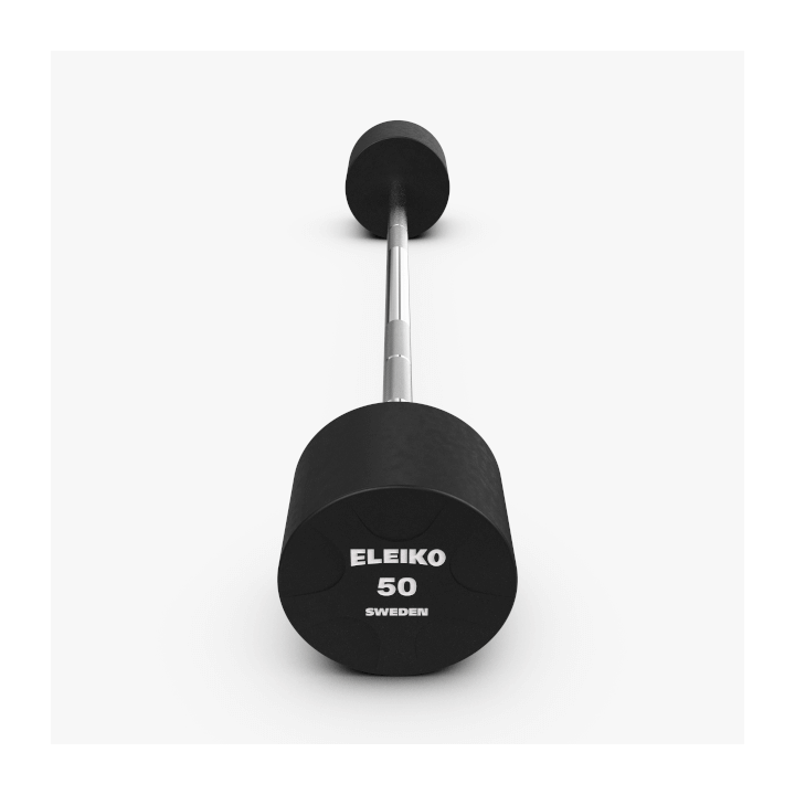 Eleiko uretaninės fiksuotos, tiesios štangos - 10 kg - 50 kg