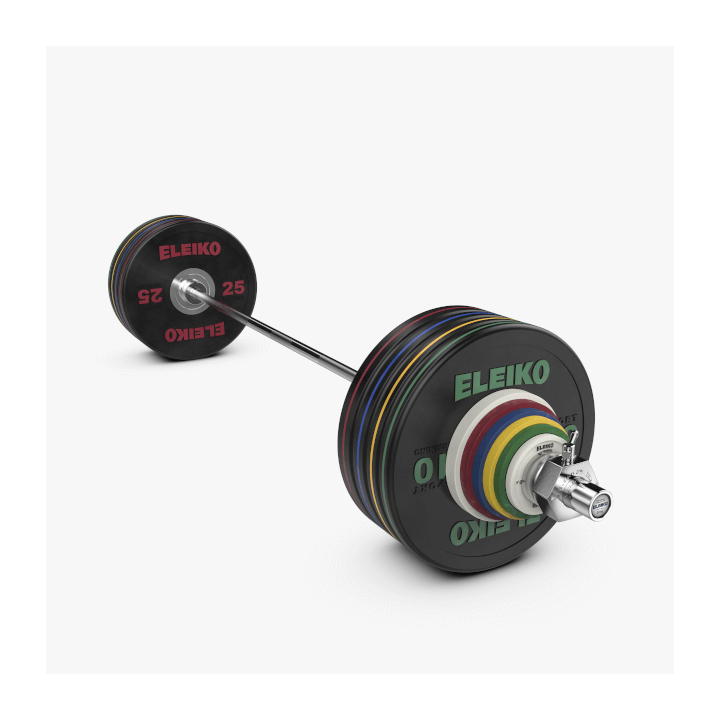 Eleiko Performance treniruočių štangos komplektas vyrams - 190 kg