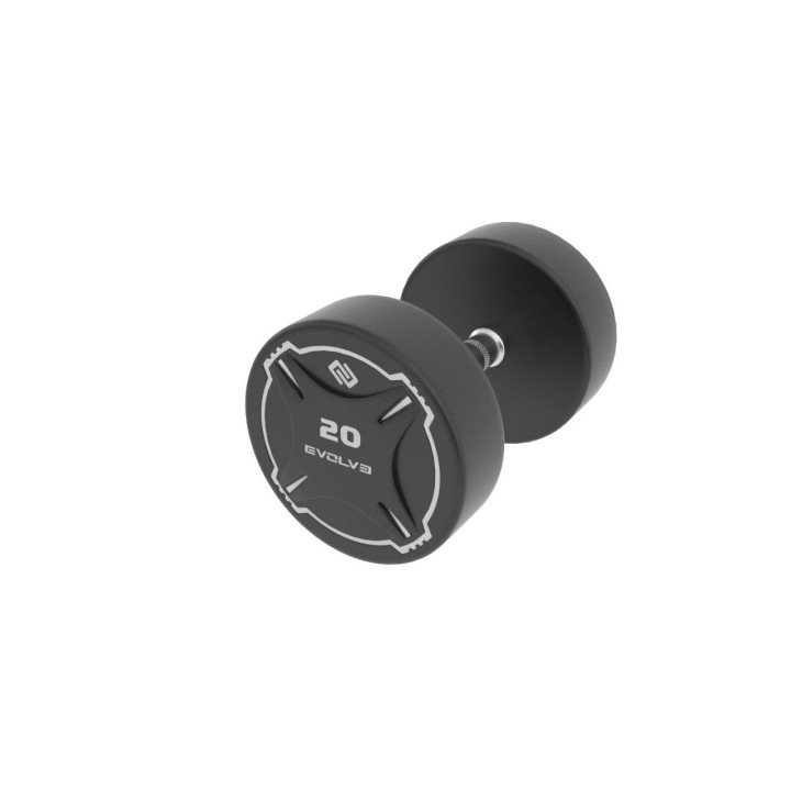 Evolve 10 porų TPU uretaninių hantelių komplektas 2 x 12.5 - 35kg