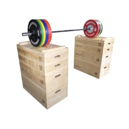 Crossmaxx LMX1299 medinių platformų rinkinys JERK BLOCK SET