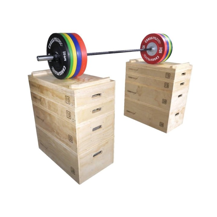 Crossmaxx LMX1299 medinių platformų rinkinys JERK BLOCK SET