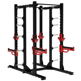 Impulse HSPR03 dvigubas pusinis treniruočių narvas (HALF RACK)