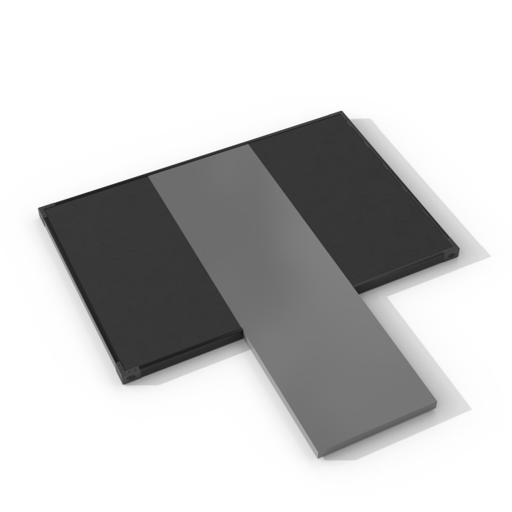 Evolve įterpiama garsą ir vibracijas absorbuojanti platforma - 310 x 210 x 10 cm