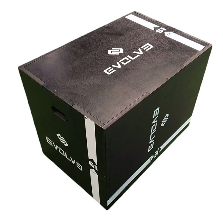 Evolve medinė šuolių platforma 3-in-1 (WOODEN PLYOBOX)