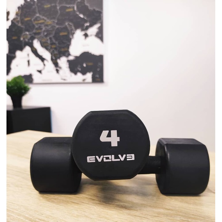 Evolve 10 porų CPU uretaninių hantelių komplektas 2 x 1 - 10 kg