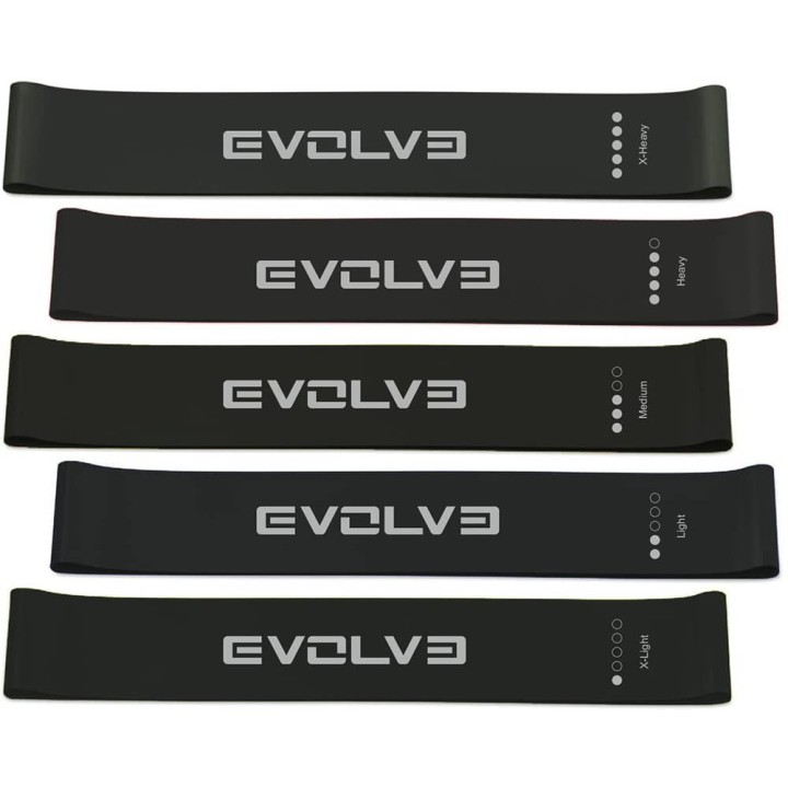 Evolve mini pasipriešinimo gumų rinkinys 5 in 1