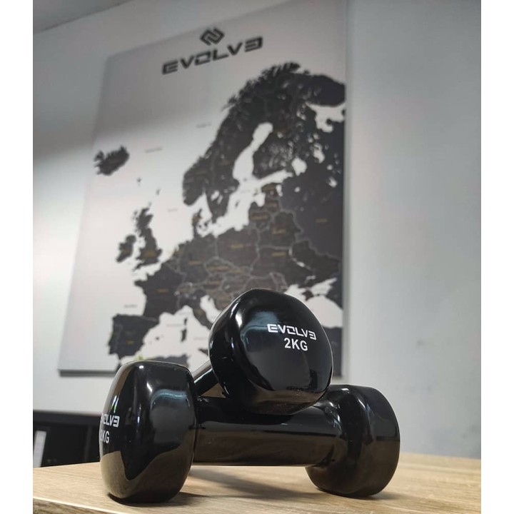 Evolve viniliniai hanteliai 1 - 5 kg