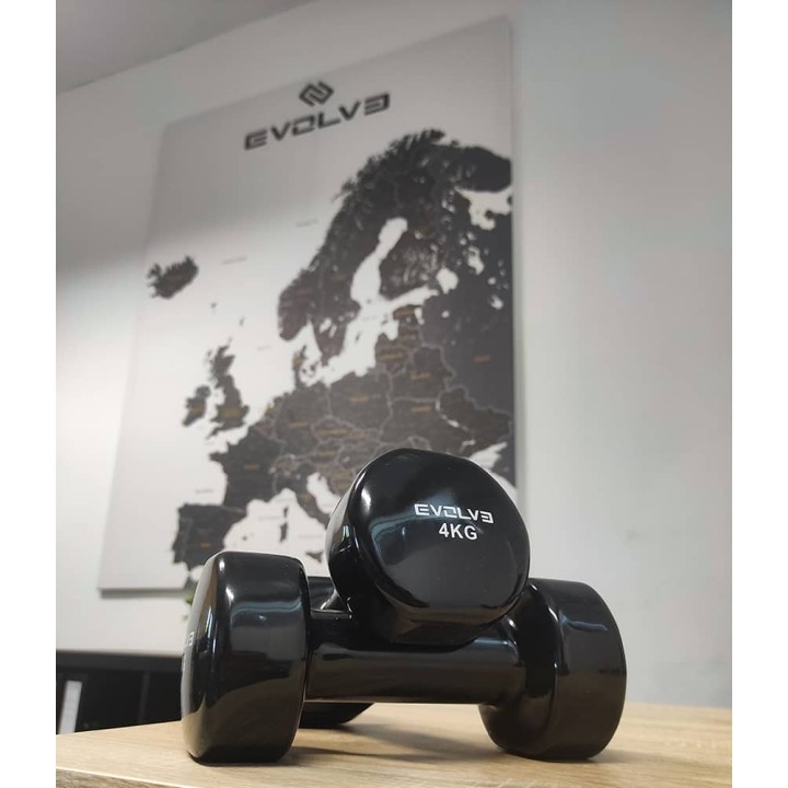 Evolve viniliniai hanteliai 1 - 5 kg