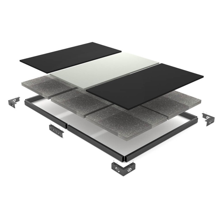 Evolve garsą ir vibracijas absorbuojanti platforma