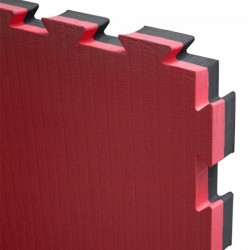 Evolve tatami danga - raudona/juoda 100 x 100 x 4 cm