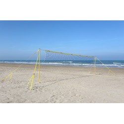 Funtec Fun Volley Set - Bundle nešiojamas paplūdimio tinklinio rinkinys