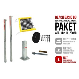 Funtec Beach Basic BD paplūdimio tinklinio rinkinys