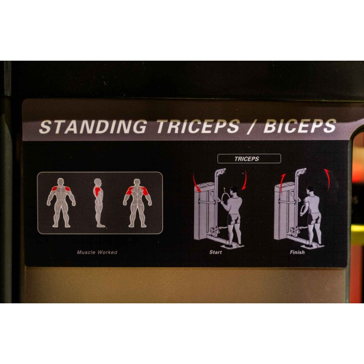 Evolve Prime serijos selektorizuotas bicepsų / tricepsų treniruoklis, PR-233