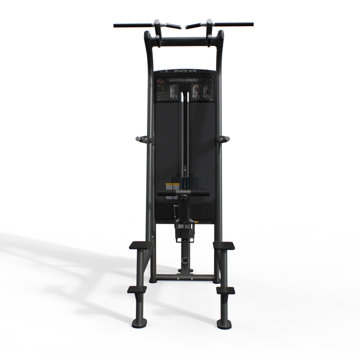 Evolve Ultra serijos Selectorized Assisted Chin / Dip treniruoklis