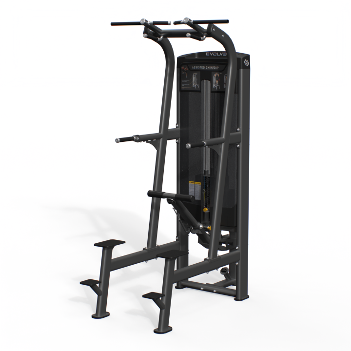 Evolve Ultra serijos Selectorized Assisted Chin / Dip treniruoklis
