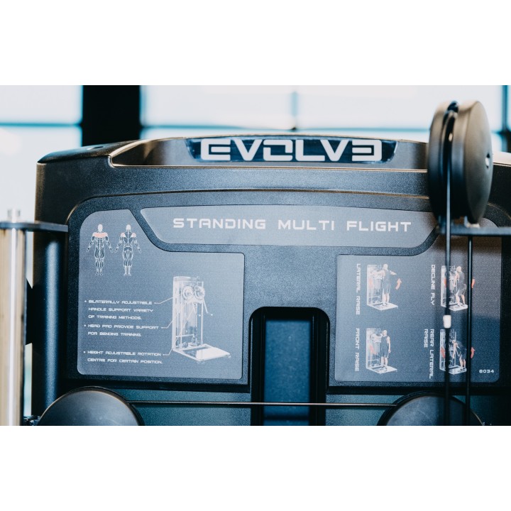 Evolve Ultra Series selektorizuotas pečių mostų/krūtinės suvedimų treniruoklis (EV-SC-UL-340)