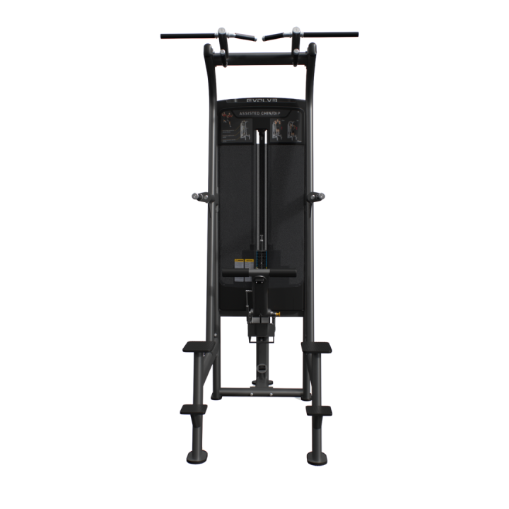 Evolve Ultra serijos Selectorized Assisted Chin / Dip treniruoklis