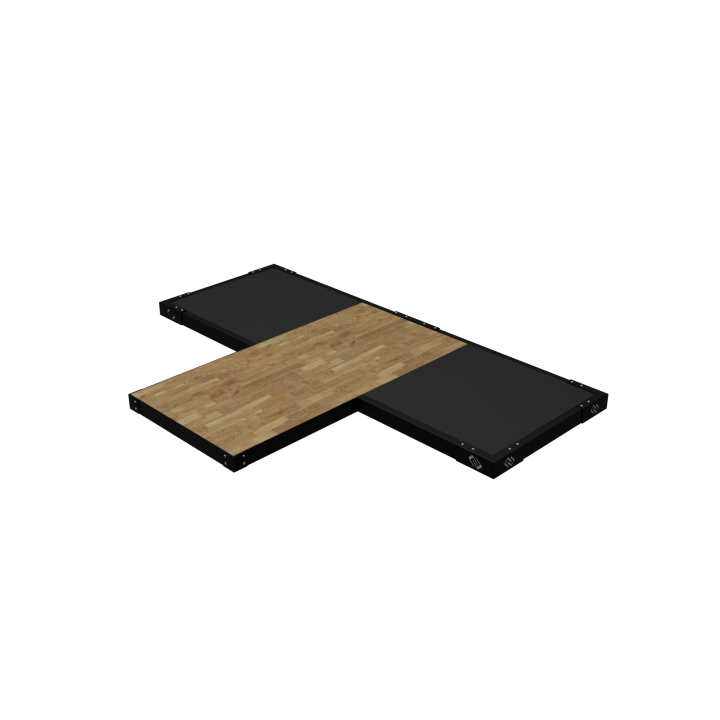 Evolve Deadlift įterpiama mirties traukos platforma - 310 x 110 x 10 cm