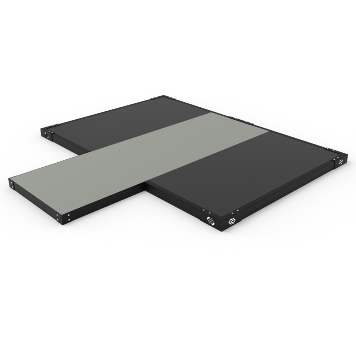 Evolve įterpiama garsą ir vibracijas absorbuojanti platforma