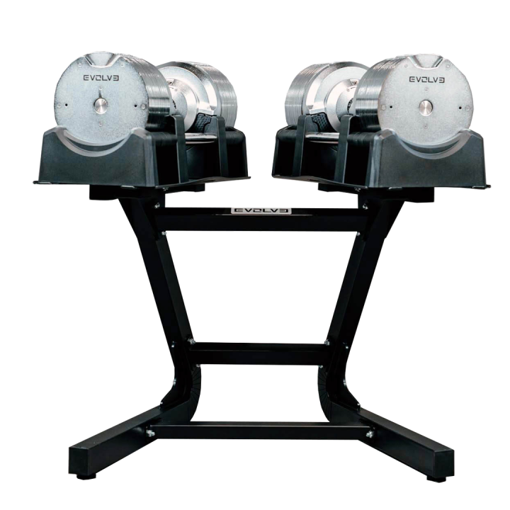 Evolve Ultra Series reguliuojamo svorio hantelis su stovu 4 - 41,5 kg