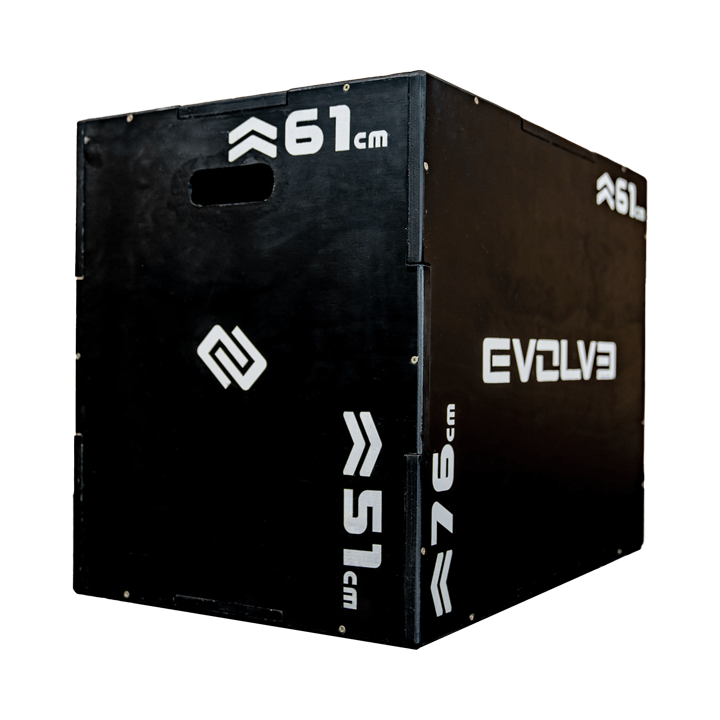 Evolve medinė šuolių platforma 3-in-1 (WOODEN PLYOBOX)