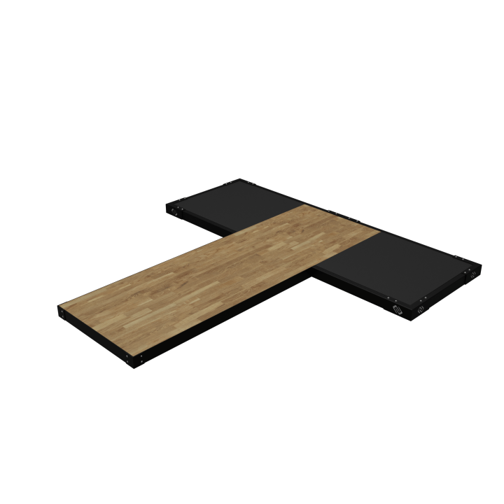 Evolve Deadlift įterpiama mirties traukos platforma  305 x 310 x 10 cm