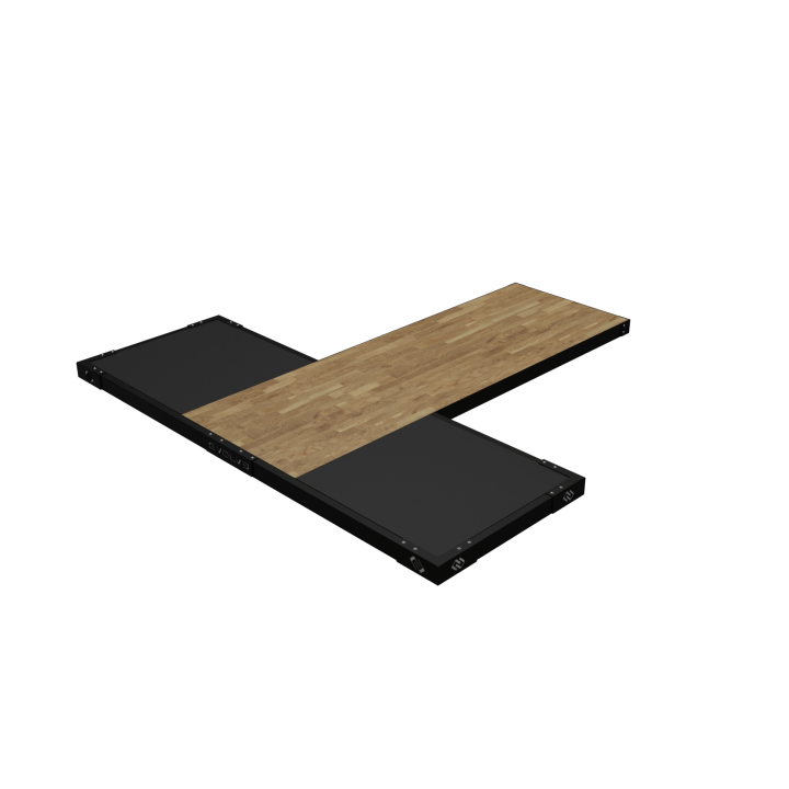 Evolve Deadlift įterpiama mirties traukos platforma  305 x 310 x 10 cm