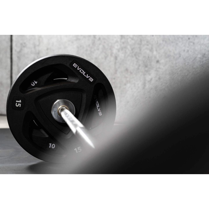Evolve Econ serijos štangos rinkinys su guminiais svoriais 57,5 - 177,5 kg