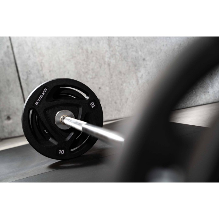 Evolve Econ serijos štangos rinkinys su guminiais svoriais 57,5 - 177,5 kg