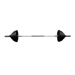 Evolve Econ serijos štangos rinkinys su guminiais svoriais 57,5 - 177,5 kg