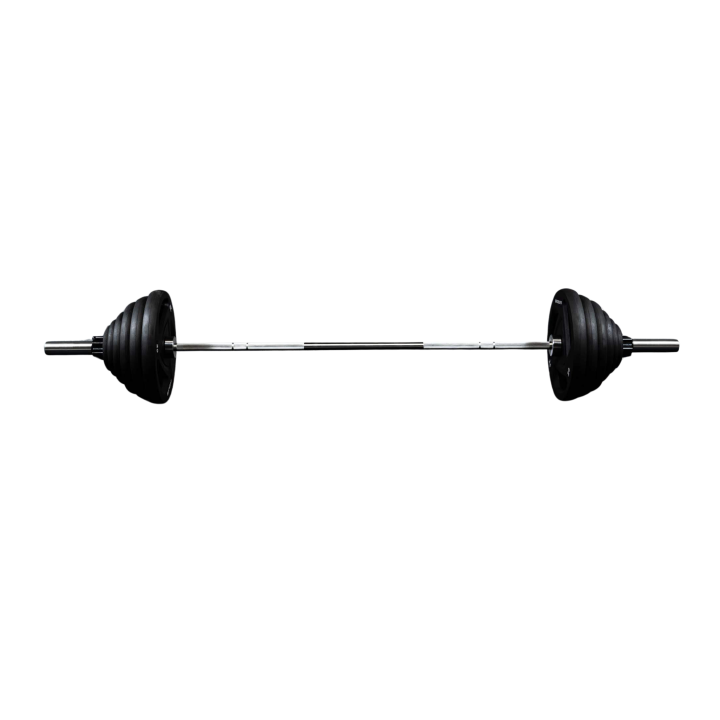 Evolve Econ serijos štangos rinkinys su guminiais svoriais 57,5 - 177,5 kg