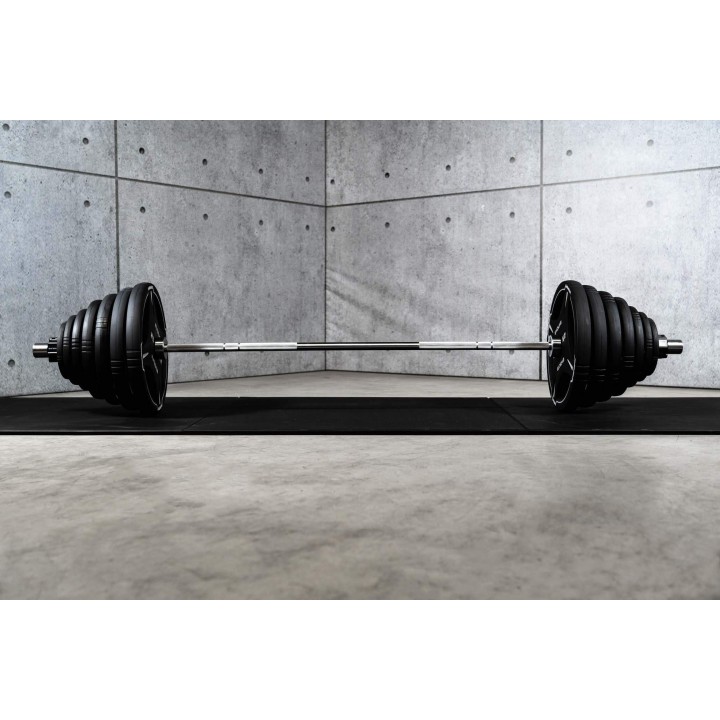 Evolve Econ serijos štangos rinkinys su guminiais svoriais 57,5 - 177,5 kg