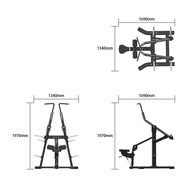 Evolve Ultra Series laisvų svorių sėdmenų treniruoklis (EV-PL-UL-070)