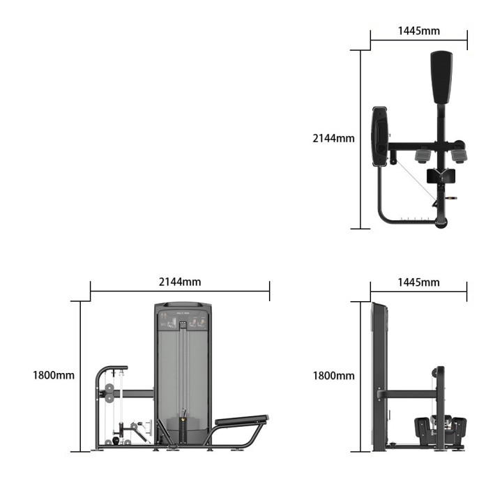 Evolve Ultra serijos Selectorized Low Row treniruoklis