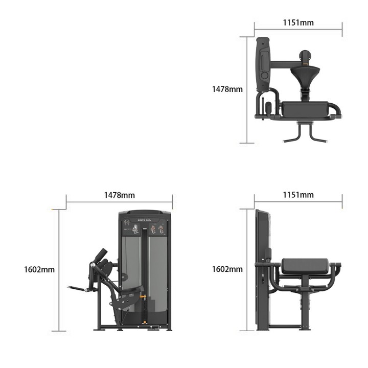 Evolve Ultra serijos Selectorized Biceps Curl treniruoklis