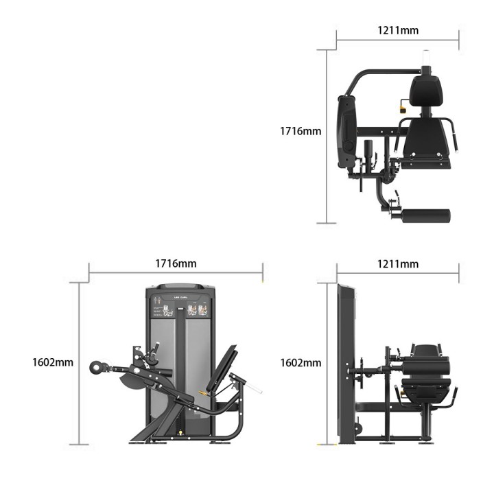Evolve Econ Serijos Selektorizuotas Lateral Raise treniruoklis