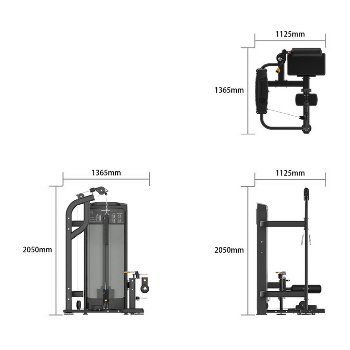Evolve Ultra Series selektorizuotas pilvo preso treniruoklis