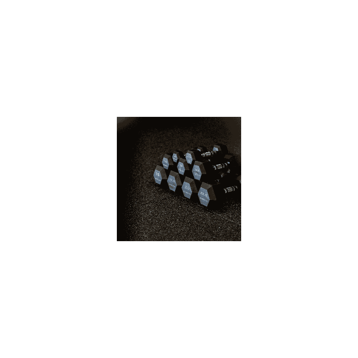 Evolve šešiakampių HEX hantelių komplektas su TPU uretano danga: 2 x 1 - 10 kg