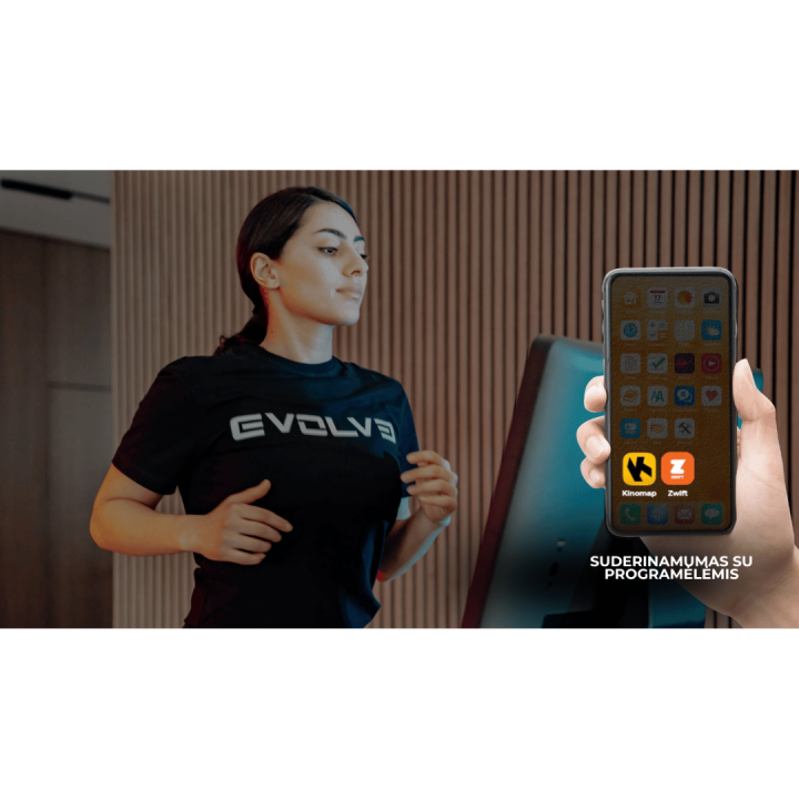 Evolve bėgimo takelis su 300 LED konsole, TM-HT-300-LED
