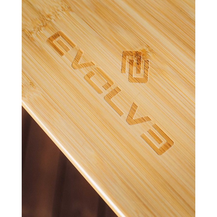 Evolve Kamado Ultra Series The Beauty + Bambukiniai Šoniniai Staliukai + Premium Vežimėlis (EV-KG-UL-GL-BT)