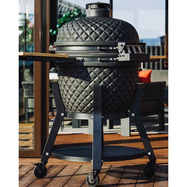 Evolve Kamado Ultra Series The Beast + Bambukiniai Staliukai + Vežimukas (EV-KG-UL-MT-BT)