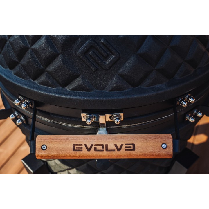 Evolve Kamado Ultra Series The Beast + HDPE Staliukai + Vėžimėlis (EV-KG-UL-MT-PT)
