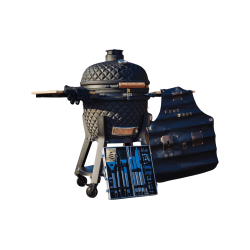 Evolve Kamado Ultra Series The Beast + Bambukiniai Staliukai + Vėžimukas + Šefo Combo (EV-KG-UL-MT-CC-BT)