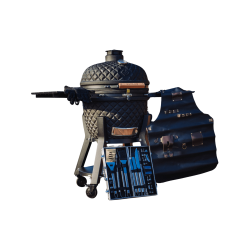 Evolve Kamado Ultra Series The Beast + HDPE Staliukai + Vėžimėlis + Šefo Combo (EV-KG-UL-MT-CC-PT)