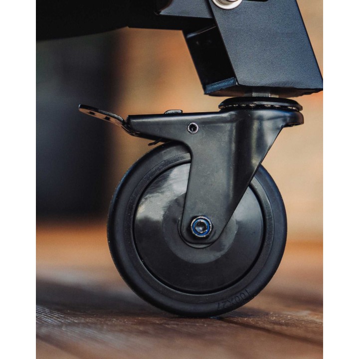 Evolve Kamado Ultra Series The Beauty + Bambukiniai Šoniniai Staliukai + Premium Vežimėlis + Šefo Combo (EV-KG-UL-GL-EC-BT)