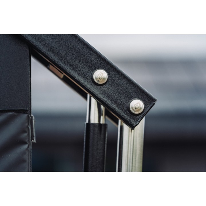 Evolve reguliuojamo aukščio įbetonuojamas krepšinio stovas (EV-BS-IG-AH-180)