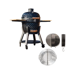 Evolve Kamado Ultra Series The Beauty + Bambukiniai Šoniniai Staliukai + Premium Vežimėlis + Šefo Combo (EV-KG-UL-GL-EC-BT)