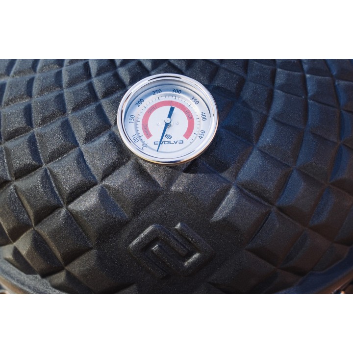 Evolve Kamado Ultra Series The Beast + Bambukiniai Staliukai + Vežimukas (EV-KG-UL-MT-BT)