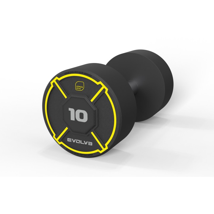 Evolve Prime Series CPU uretano hantelių komplektai 2×12,5–45 kg (DS-PR)